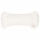 Vidaxl boottouw 3 mm 100 m polypropyleen volwit