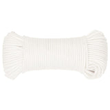 Vidaxl boottouw 4 mm 100 m polypropyleen volwit