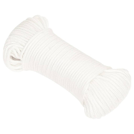 Vidaxl boottouw 4 mm 500 m polypropyleen volwit