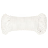 Vidaxl boottouw 5 mm 100 m polypropyleen volwit