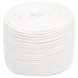 Vidaxl Boat Rope 8 mm 50 m polipropileno blanco completo