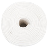 Vidaxl boat rope 8 mm 50 m polypropylene full white