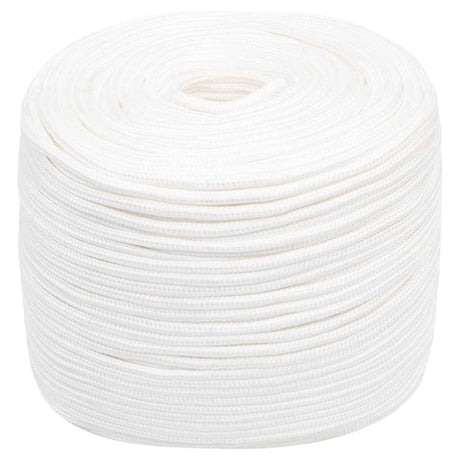 Vidaxl boottouw 10 mm 100 m polypropyleen volwit