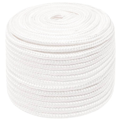Vidaxl boottouw 12 mm 25 m polypropyleen volwit