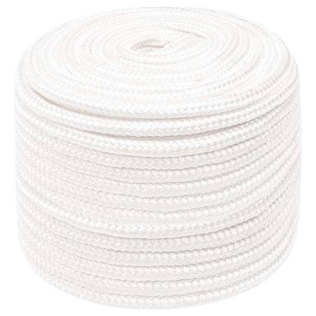 Vidaxl boottouw 12 mm 100 m polypropyleen volwit