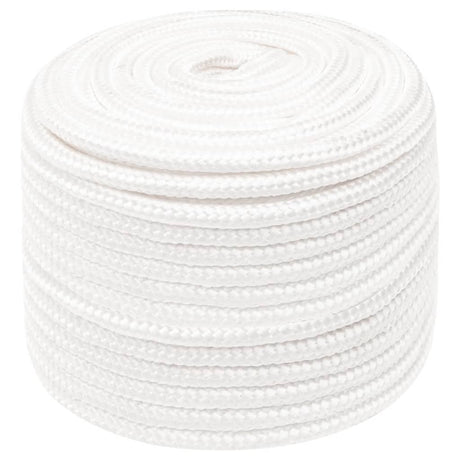 Vidaxl boottouw 12 mm 100 m polypropyleen volwit