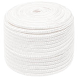 Vidaxl boottouw 14 mm 50 m polypropyleen volwit