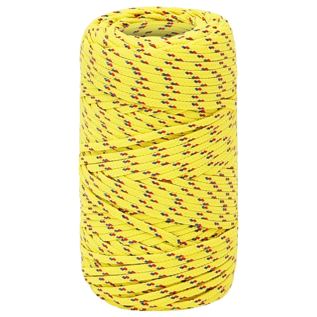 Vidaxl Boat Rope 2 mm 25 m polipropileno amarillo