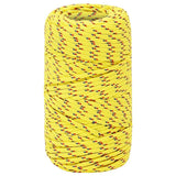 Vidaxl boottouw 2 mm 250 m polypropyleen geel