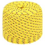 Vidaxl boottouw 8 mm 50 m polypropyleen geel
