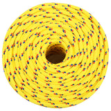 Vidaxl boottouw 8 mm 50 m polypropyleen geel