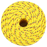 Vidaxl boottouw 8 mm 250 m polypropyleen geel
