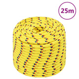 Vidaxl boottouw 14 mm 25 m polypropyleen geel