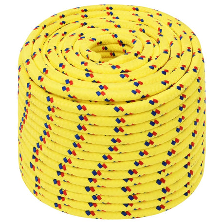 Vidaxl boottouw 14 mm 250 m polypropyleen geel