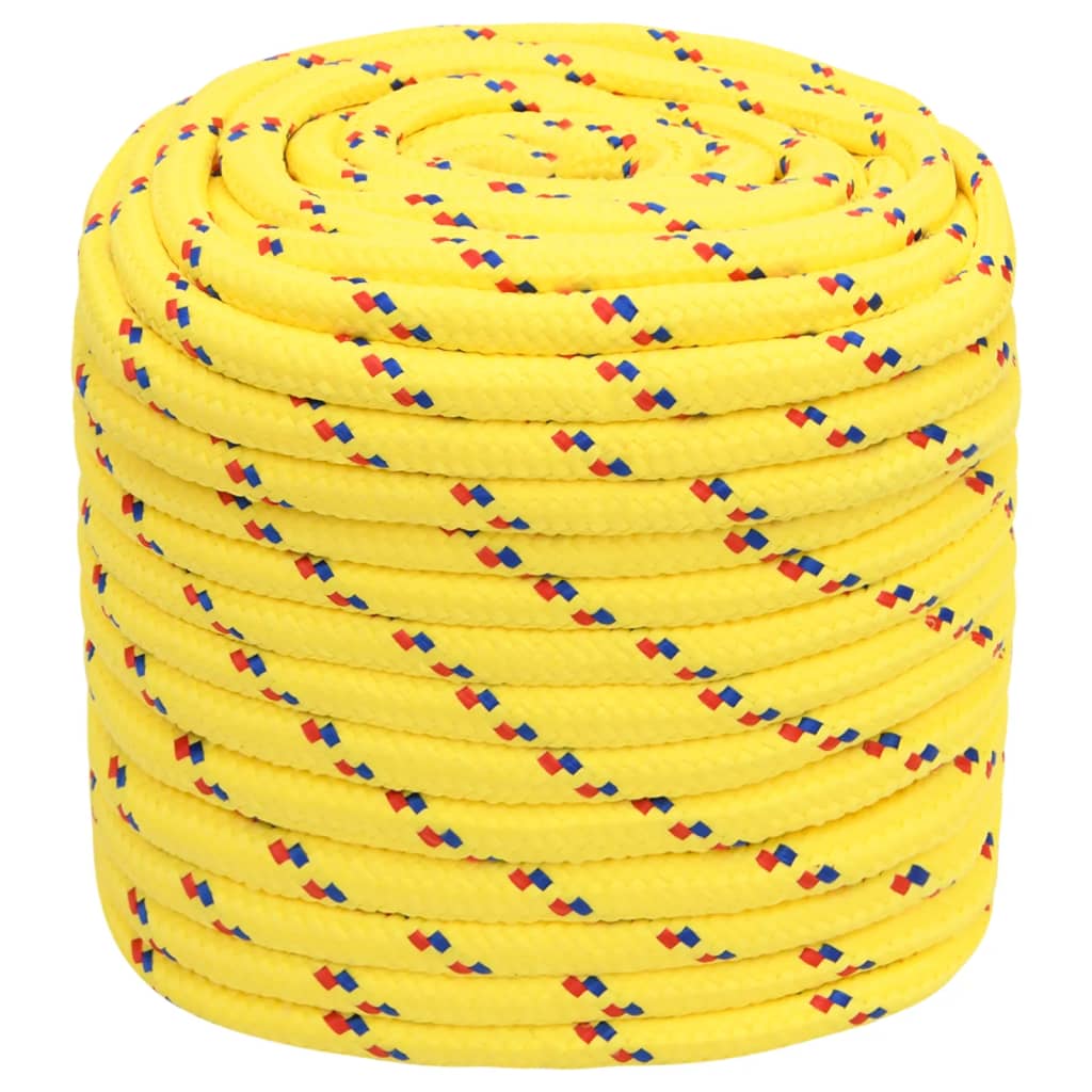 Vidaxl Boat Rope 16 mm 100 m polypropylen gul