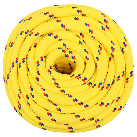 Vidaxl boottouw 16 mm 100 m polypropyleen geel
