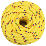 Vidaxl boottouw 20 mm 100 m polypropyleen geel