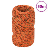 Vidaxl -Bootseil 2 mm 50 m Polypropylenorange