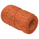 Vidaxl boottouw 2 mm 250 m polypropyleen oranje