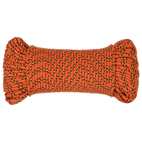 Vidaxl boottouw 4 mm 100 m polypropyleen oranje