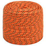 Vidaxl boottouw 6 mm 25 m polypropyleen oranje