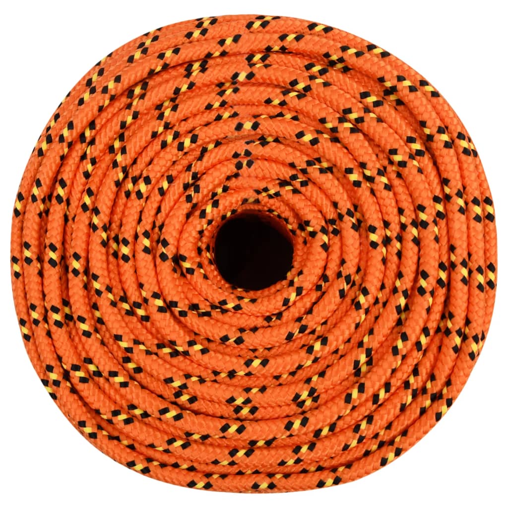 Vidaxl boottouw 6 mm 50 m polypropyleen oranje