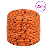 Vidaxl boottouw 8 mm 25 m polypropyleen oranje