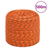 Vidaxl -Bootseil 10 mm 500 m Polypropylenorange