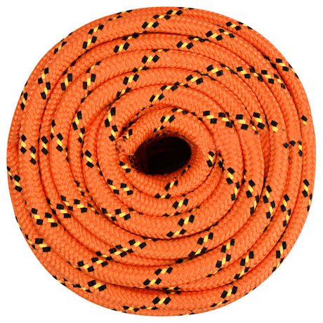 Vidaxl boottouw 16 mm 100 m polypropyleen oranje