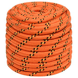 Vidaxl boottouw 16 mm 250 m polypropyleen oranje