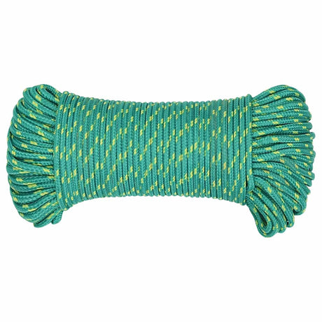 Vidaxl boottouw 5 mm 100 m polypropyleen groen