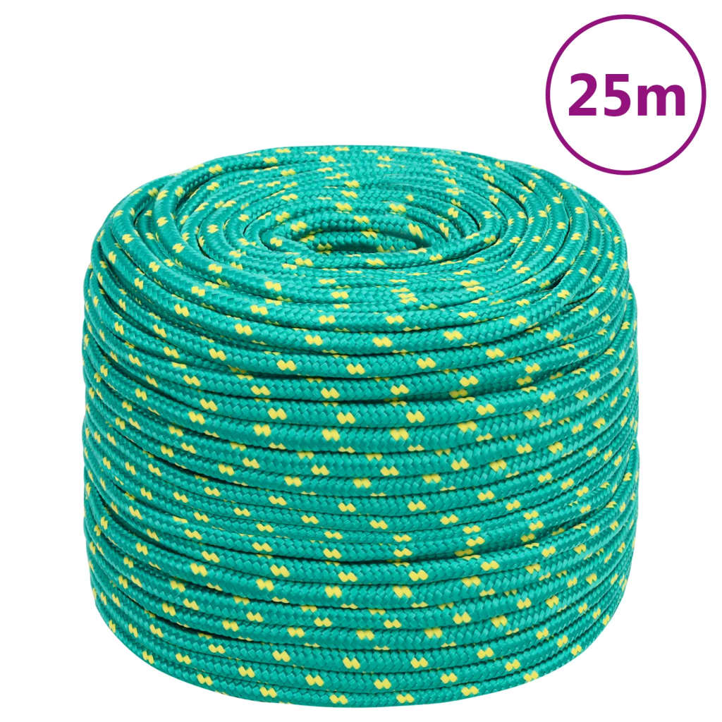 Vidaxl Boot Rope 6 mm 25 m Polropypylen Green