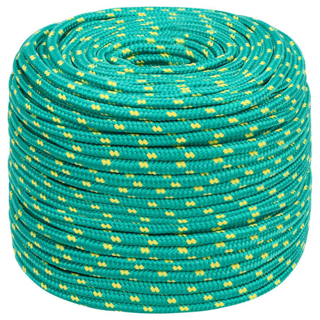 Vidaxl boottouw 6 mm 100 m polypropyleen groen