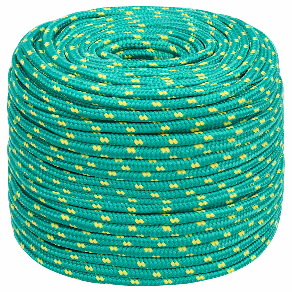 Vidaxl boottouw 8 mm 100 m polypropeen groen