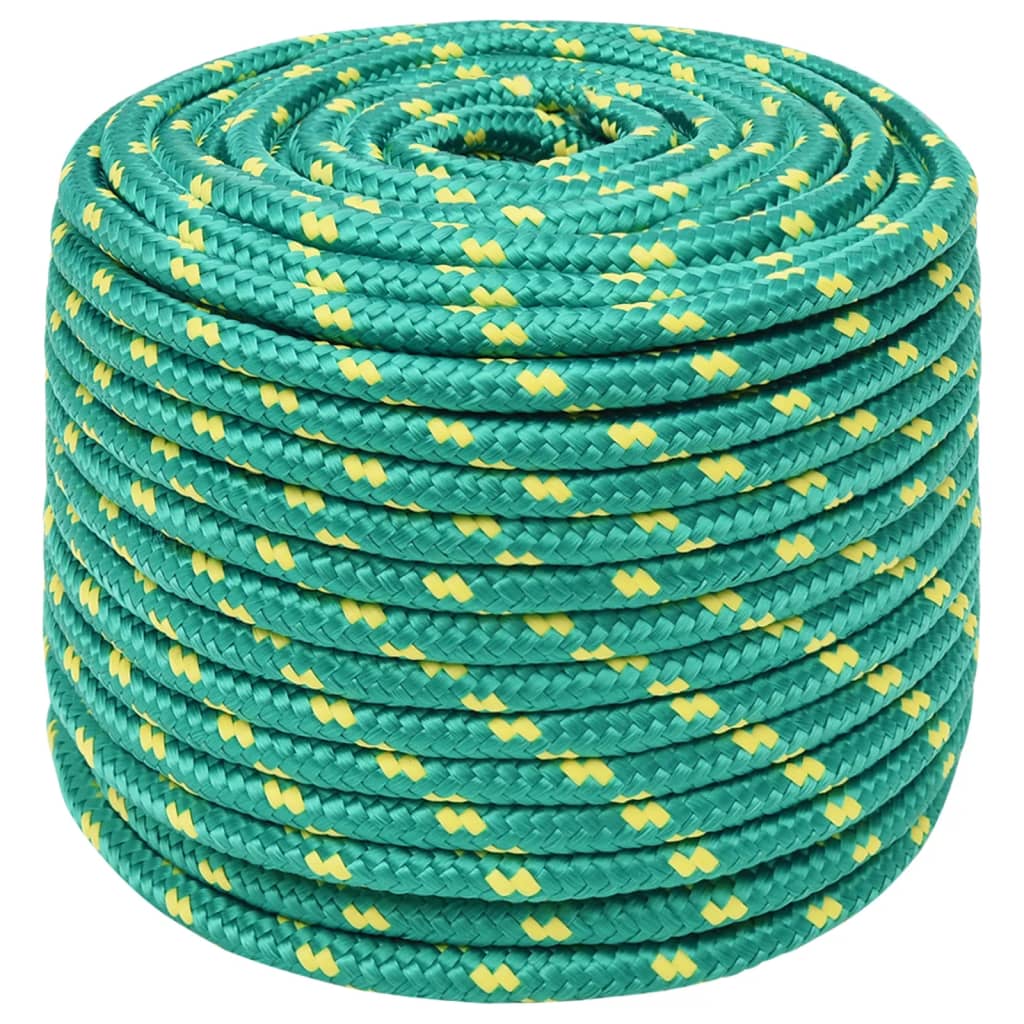 Vidaxl Boot Rope 12 mm 50 m Polropypylen Green