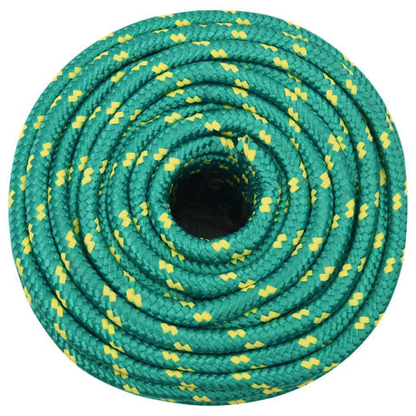 Vidaxl boottouw 12 mm 250 m polypropyleen groen