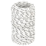 Vidaxl boottouw gevlochten 2 mmx25 m polyester wit