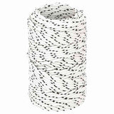 Vidaxl boottouw gevlochten 2 mmx50 m polyester wit