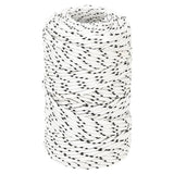 Vidaxl boottouw gevlochten 2 mm x 500 m polyester wit