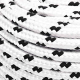 Vidaxl boottouw gevlochten 8 mmx25 m polyester wit