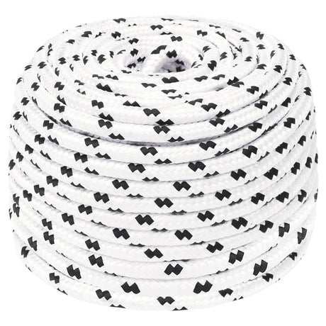 Vidaxl werktouw 10 mm 100 m polyester wit