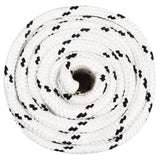 Vidaxl Boat Rope intrecciata da 16 mmx50 m in poliestere bianco