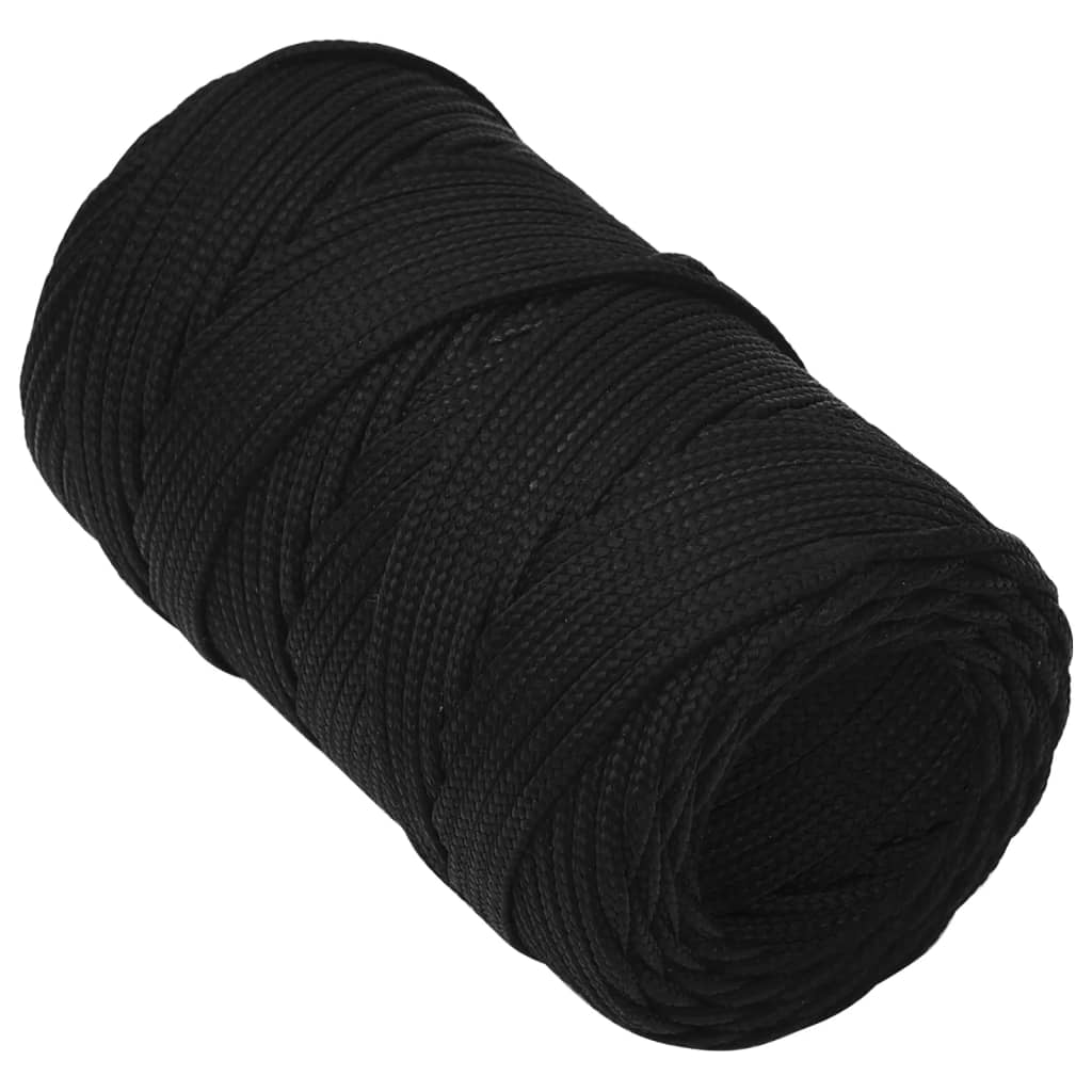 Vidaxl Werkouw 2 mm 500 m Polyester Black