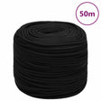 Vidaxl werktouw 10 mm 50 m polyester zwart