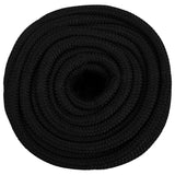 Vidaxl Werkouw 16 mm 100 m polyester sort