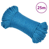 Vidaxl werkouw 3 mm 25 m en bleu en polypropène