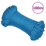 Vidaxl werkouw 3 mm 100 m de polypropène bleu