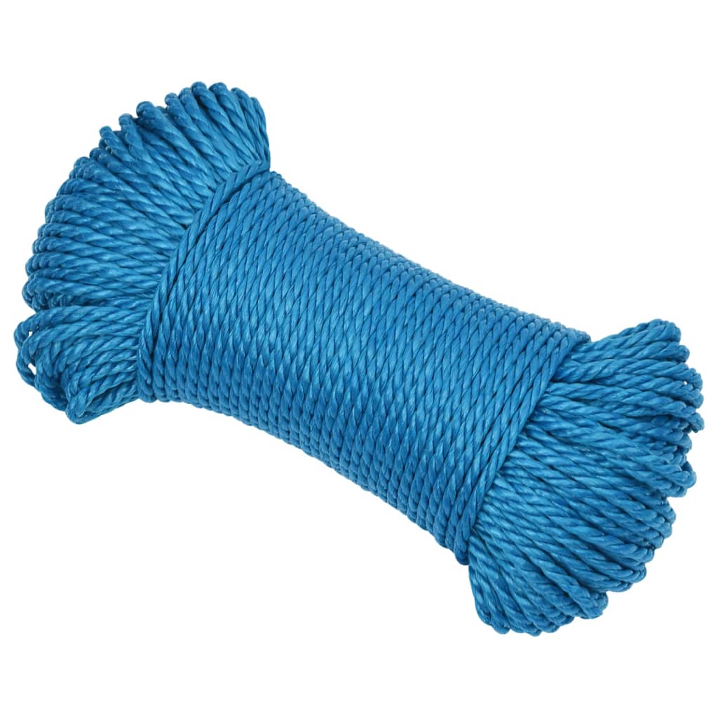 Vidaxl werkouw 3 mm 100 m de polypropène bleu