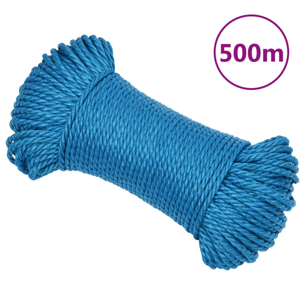 VidaXL Werkouw 3 mm 500 m Polypropene blue