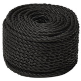 Vidaxl werktouw 10 mm 250 m polypropeen zwart
